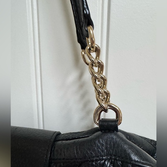 Kate Spade Astor Court Elena Quilted Leather Turn-Lock Shoulder Purse. 14 x 9.5 - Picture 6 of 13